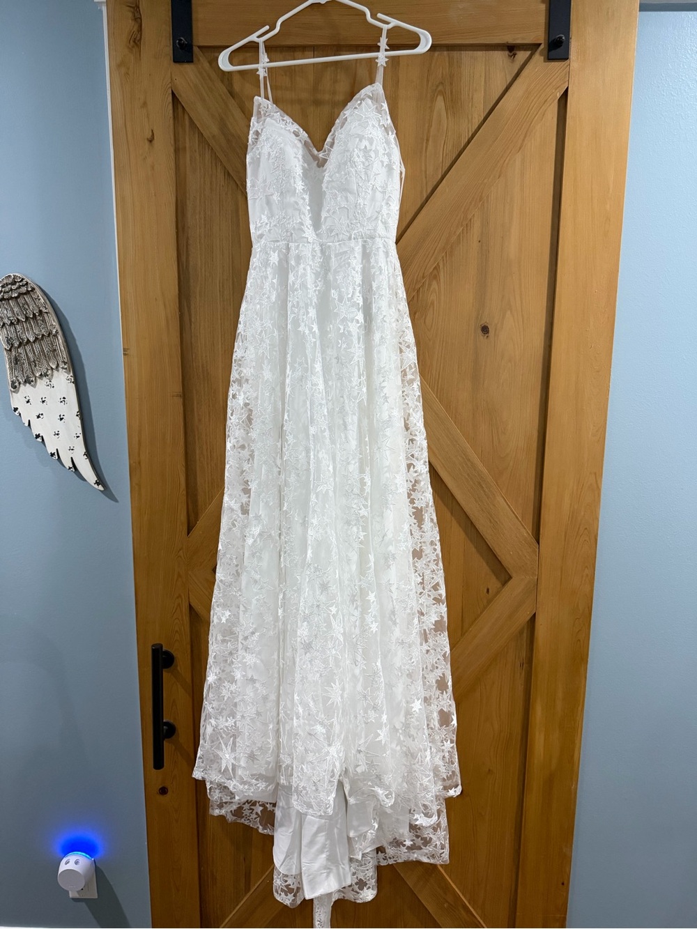 Star Lace A-line Wedding Dress